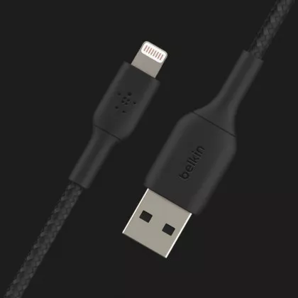 Кабель Belkin Braided Lightning Cable 2m (Black)